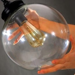 Ball Glass Chandelier Contracted Household Droplight