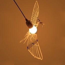 Creative Modern Fashion Decoration Stainless Steel Bird Bird Droplight Lamp