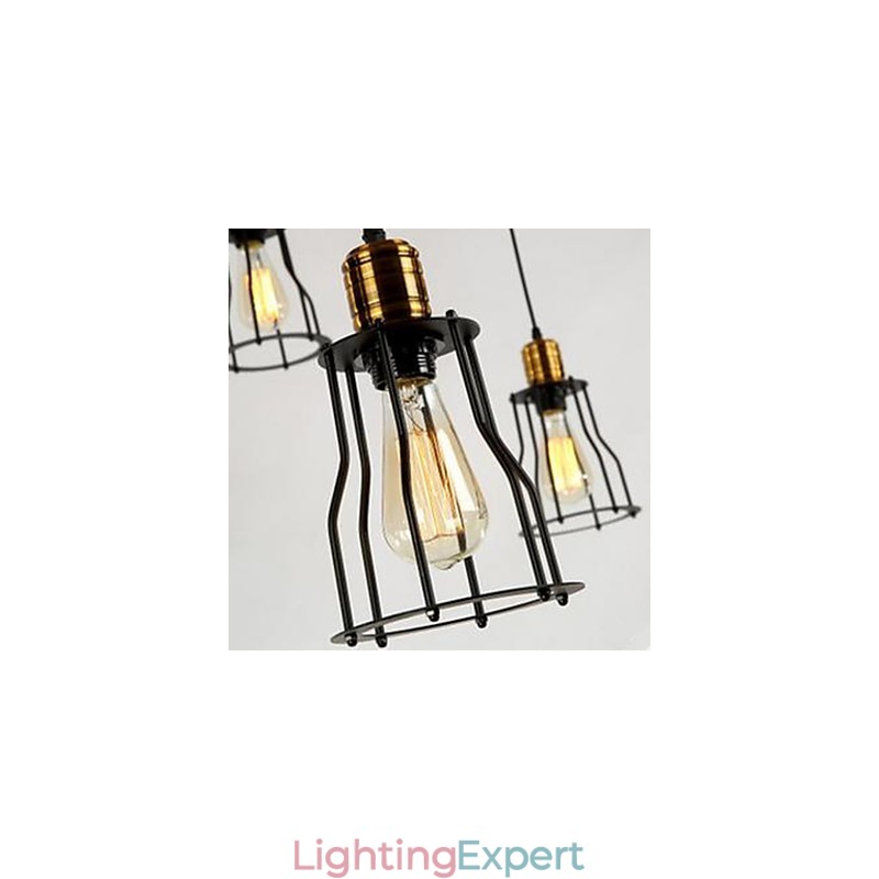 American Country Industrial Individuality Creative Sitting Six small Hob Head Droplight