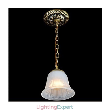 Bronze Pendant Light Pattern Glass Shade European Retro Classic Bronze Pendant Light Pattern Glass Shade European Retro Classic