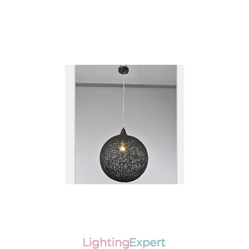 American country ball type creative paper rattan Chandelier