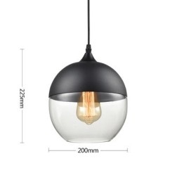 The Nordic Creative Stair Shop'S Art Wrought Iron Glass Chandelier Lamp