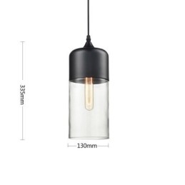 The Nordic Creative Stair Shop'S Art Wrought Iron Glass Chandelier Lamp