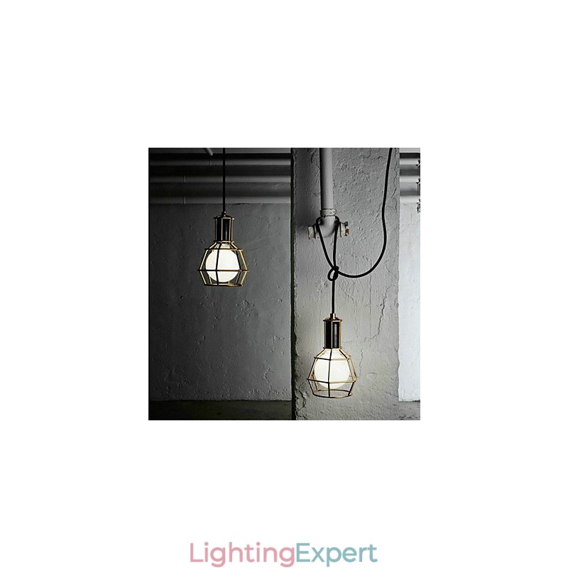 Country Electroplated Metal Pendant Light Garage