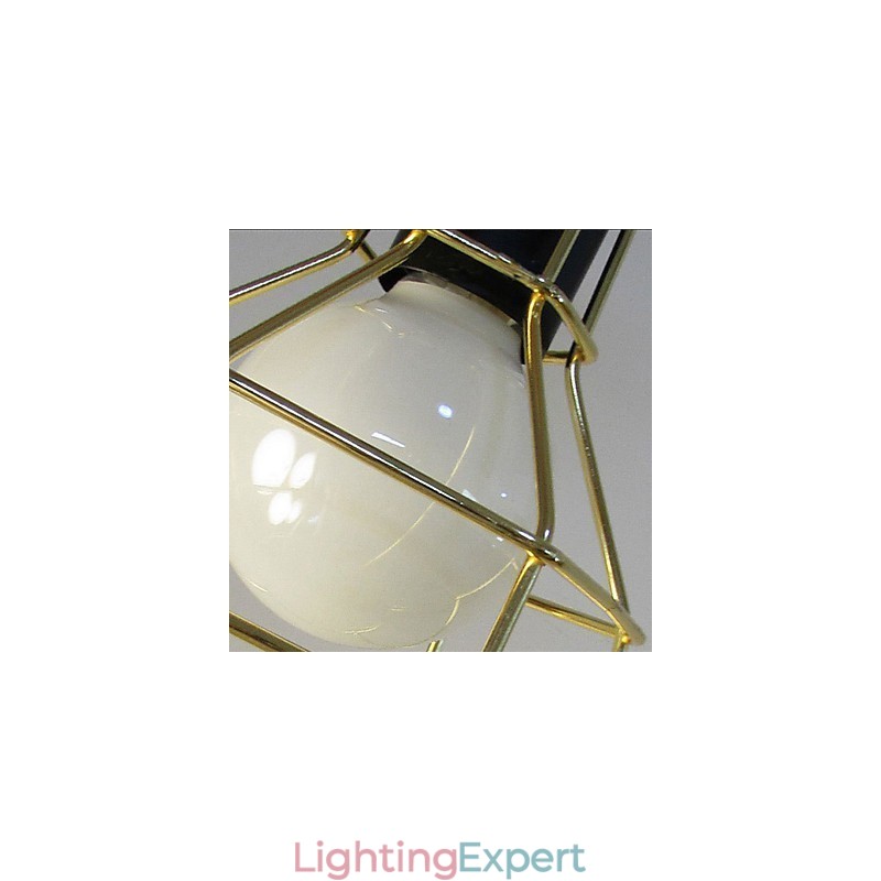 Country Electroplated Metal Pendant Light Garage