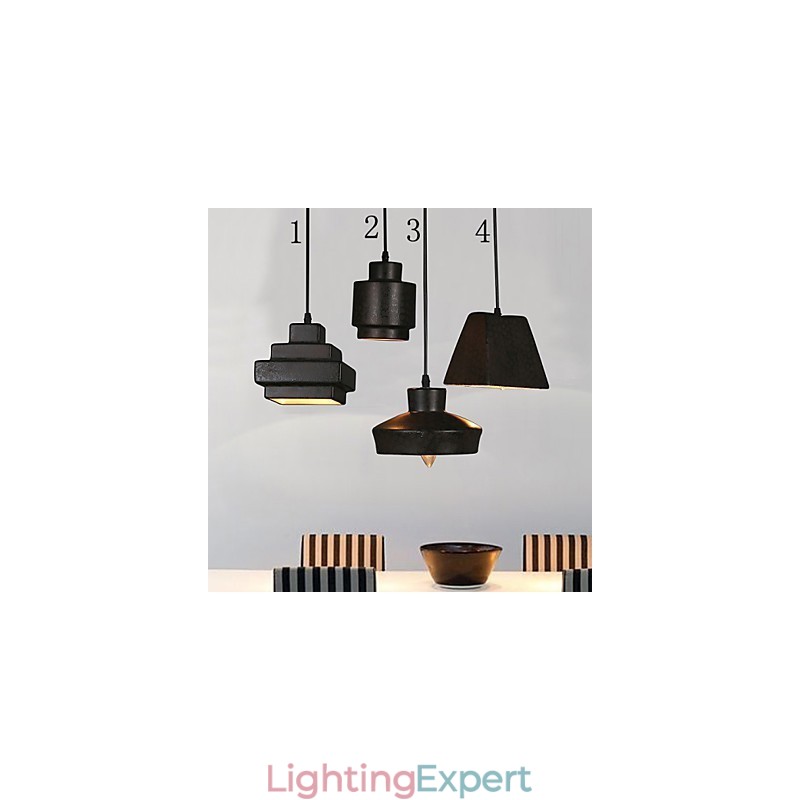 American Country Retro Glass Chandelier Rusty Sitting Droplight