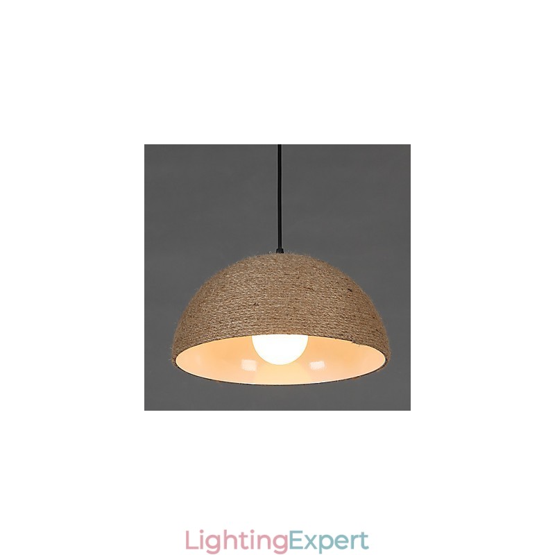 30*Restore Ancient Ways The Nordic Idea Semicircle Chimney Hand Hemp Rope Droplight