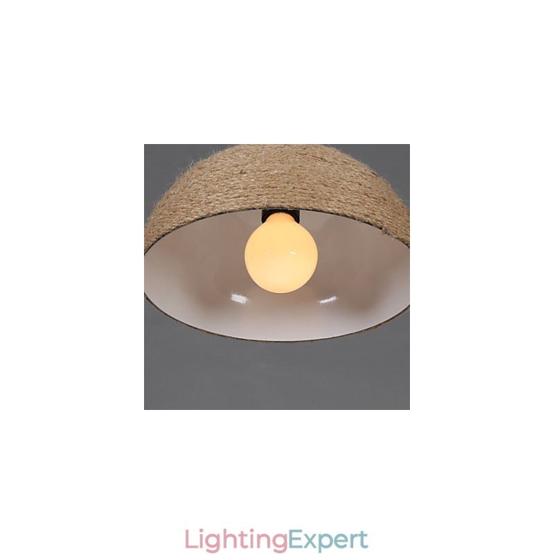 30*Restore Ancient Ways The Nordic Idea Semicircle Chimney Hand Hemp Rope Droplight