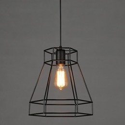 Geometrical Line Diamond Wrought Iron Chandelier Pendant Light Modern Contemporary
