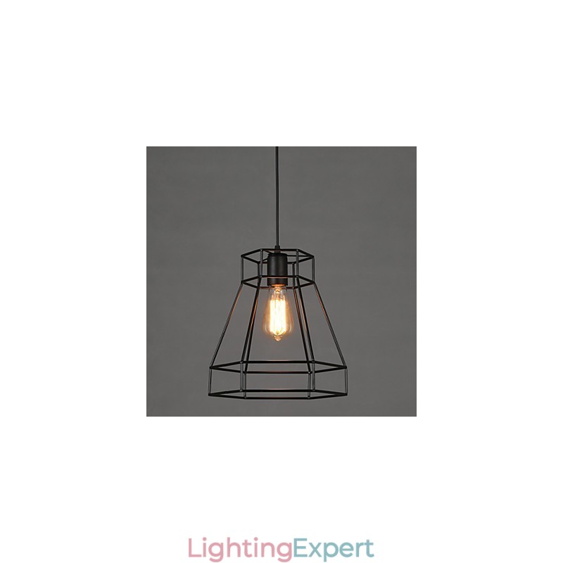 Geometrical Line Diamond Wrought Iron Chandelier Pendant Light Modern Contemporary