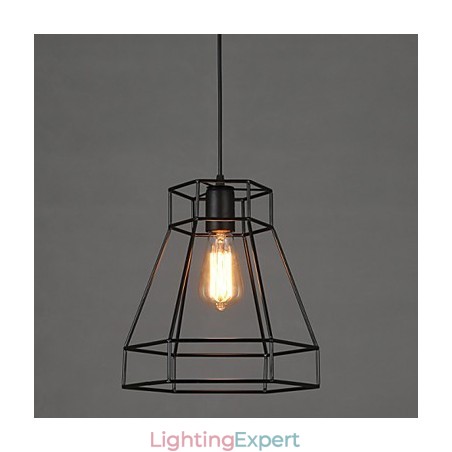 Geometrical Line Diamond Wrought Iron Chandelier Pendant Light Modern Contemporary