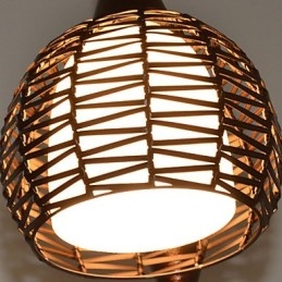Rural Cany Art Weaving Classical Contracted Droplight Lamp Light