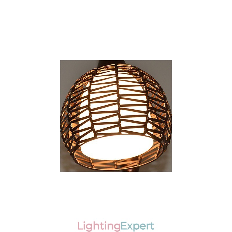 Rural Cany Art Weaving Classical Contracted Droplight Lamp Light