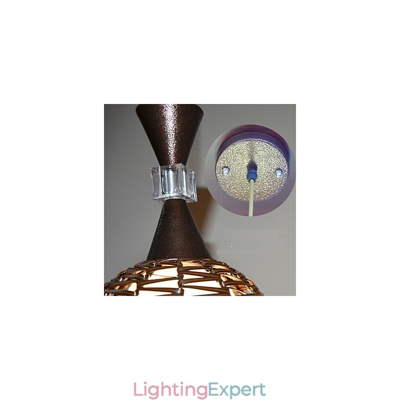 Rural Cany Art Weaving Classical Contracted Droplight Lamp Light