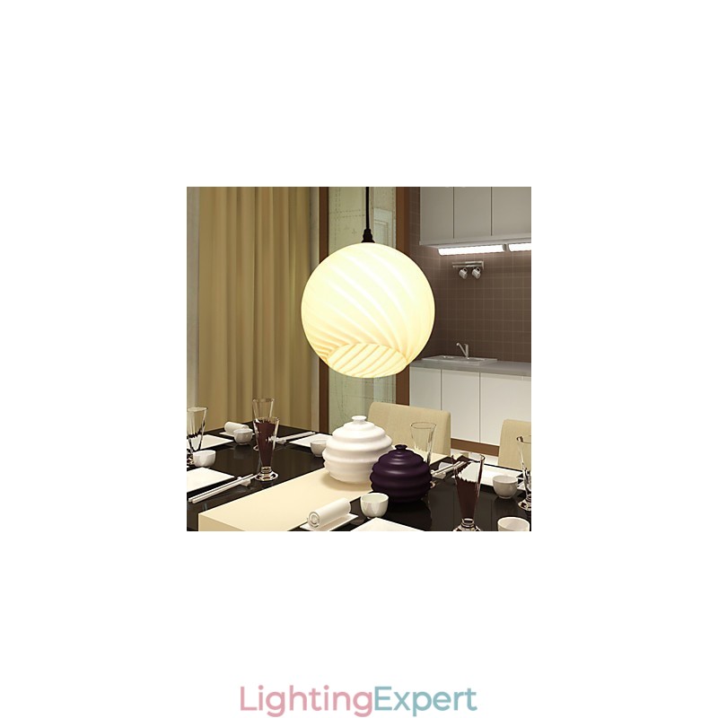 Contemporary And Contracted L Creative Glass Meals Chandelier Lamp Light