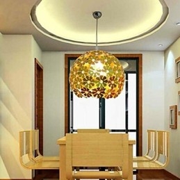 Modern Contemporary Crystal Mini Style Gold Metal Chandelier