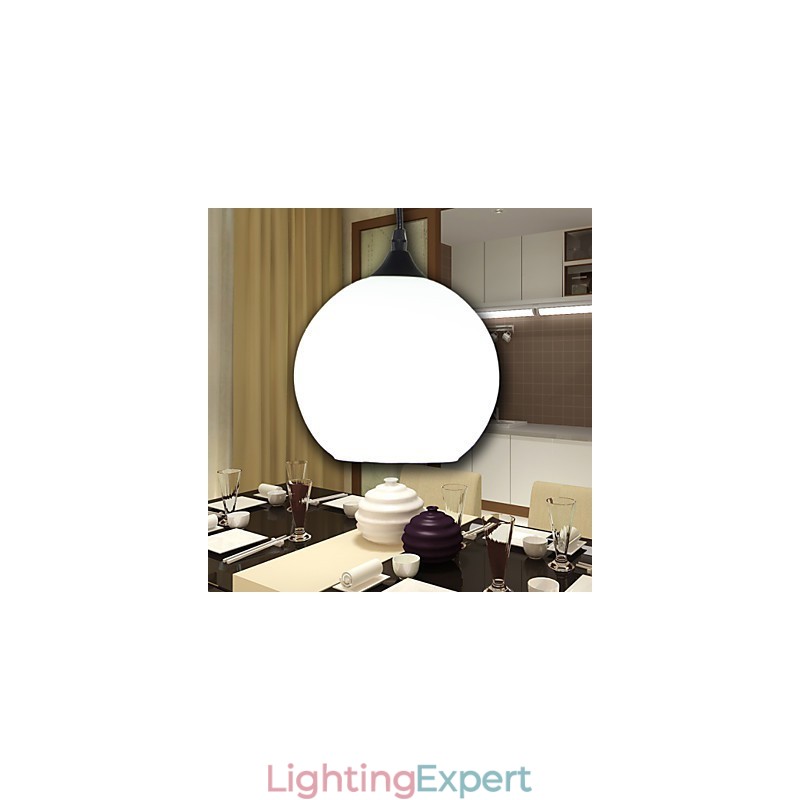 Contemporary And Contracted L Creative Glass Meals Chandelier Lamp Light