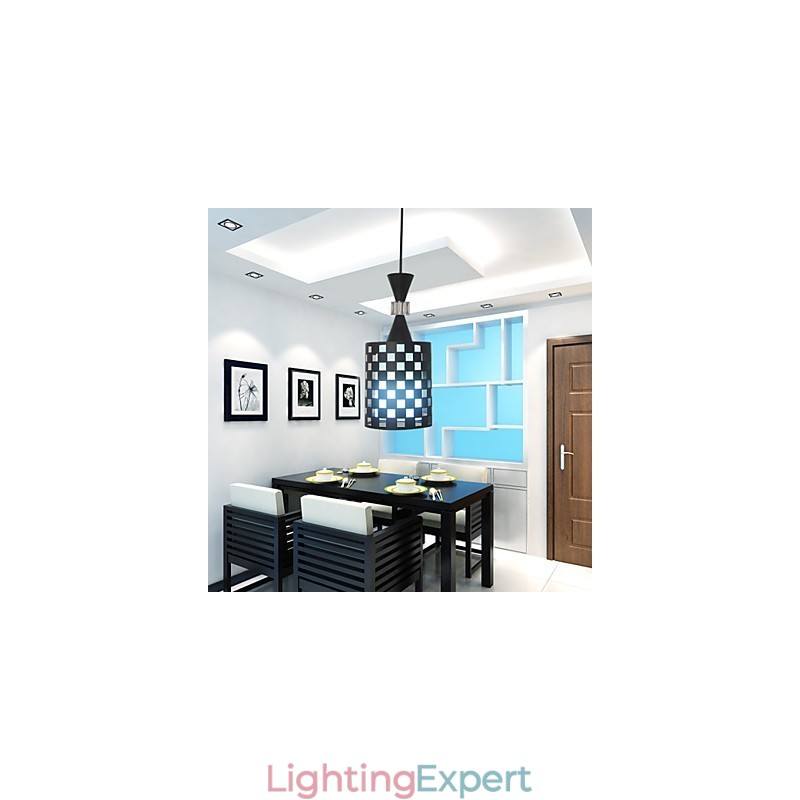 Perforations Nordic Wrought Iron Chandelier Lamp Light