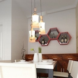 Creative Warm Air Line Leaves Droplight Lamp Light