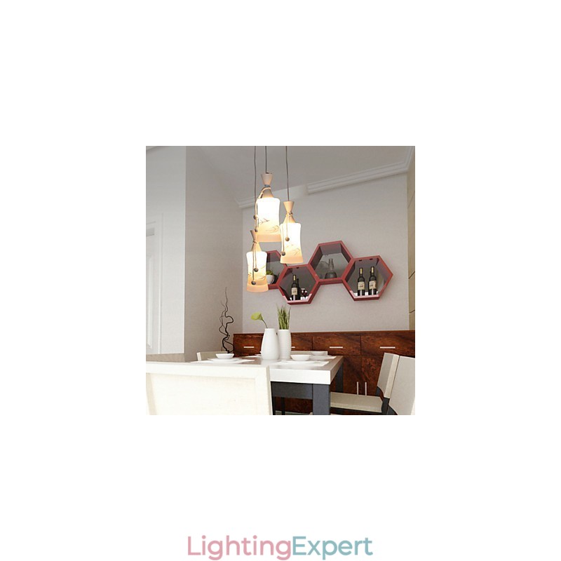 Creative Warm Air Line Leaves Droplight Lamp Light