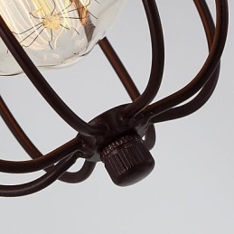 Vintage Mini Style Painting Metal Pendant Light