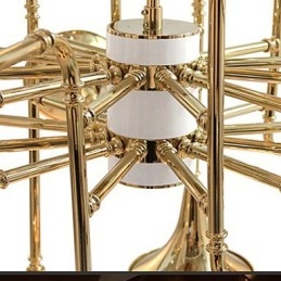 Country Mini Style Electroplated Metal Chandelier