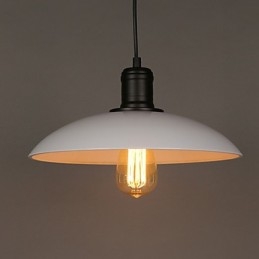 Lamps And Lanterns Art Restoring Single Head Wrought Iron Flying Saucer Droplight