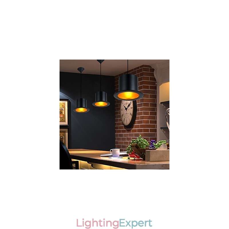 Retro Painting Metal Pendant Light Garage