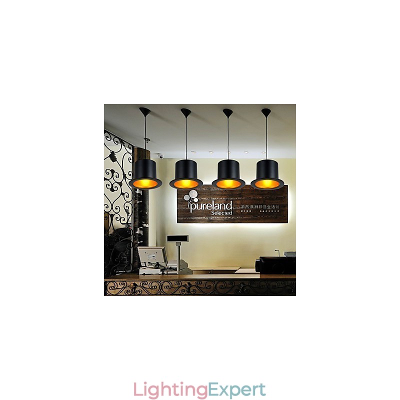 Retro Painting Metal Pendant Light Garage