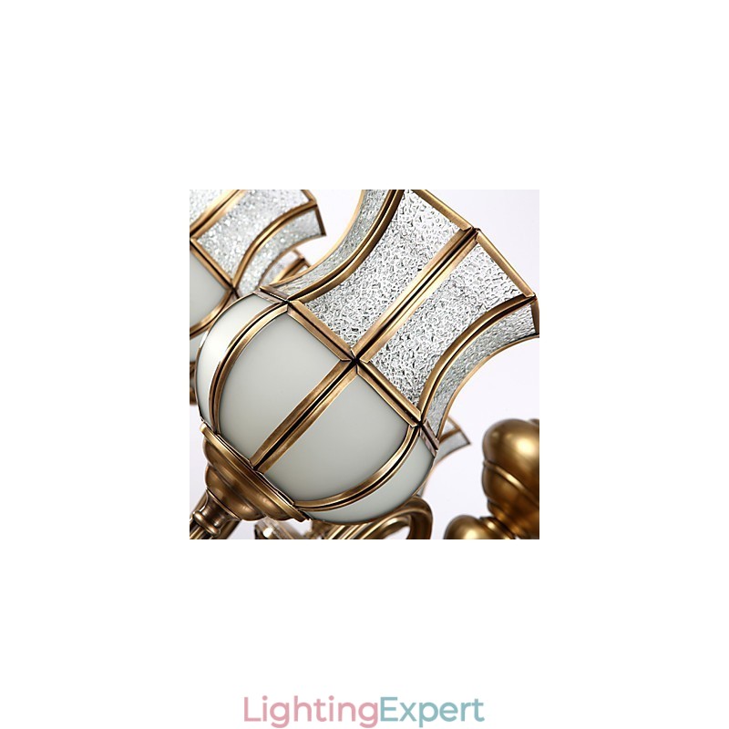 Chandelier Traditional Classic Rustic Lodge Metal