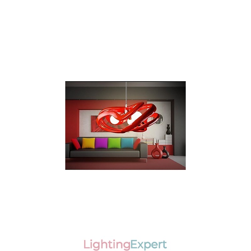 Modern Contemporary Painting Resin Pendant Light