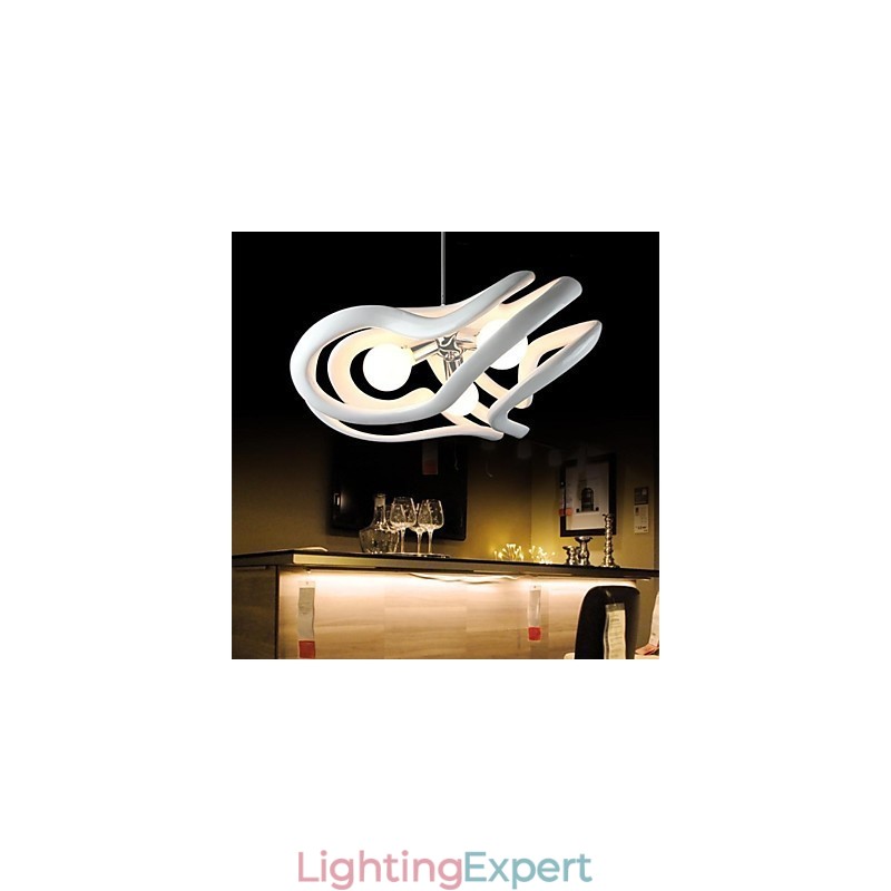 Modern Contemporary Painting Resin Pendant Light