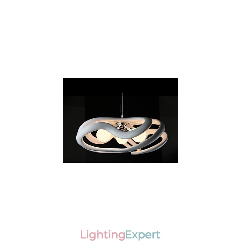 Modern Contemporary Painting Resin Pendant Light