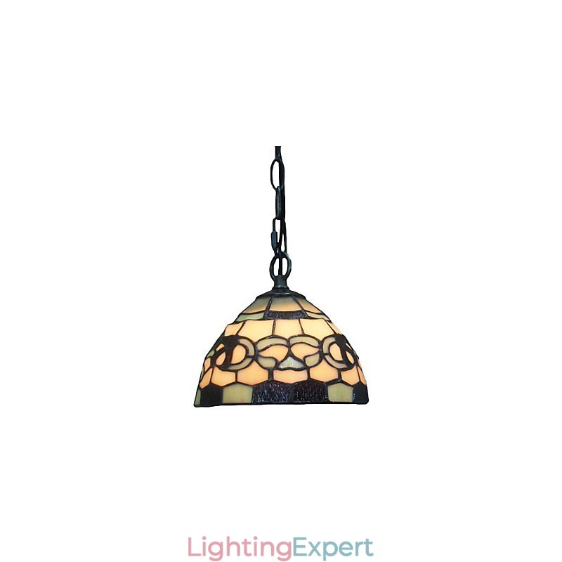 1 Light Pendant Light with Glass Shade