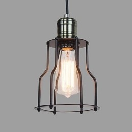 Traditional Classic Vintage Mini Style Painting Pendant Light