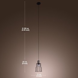 Traditional Classic Vintage Mini Style Painting Pendant Light