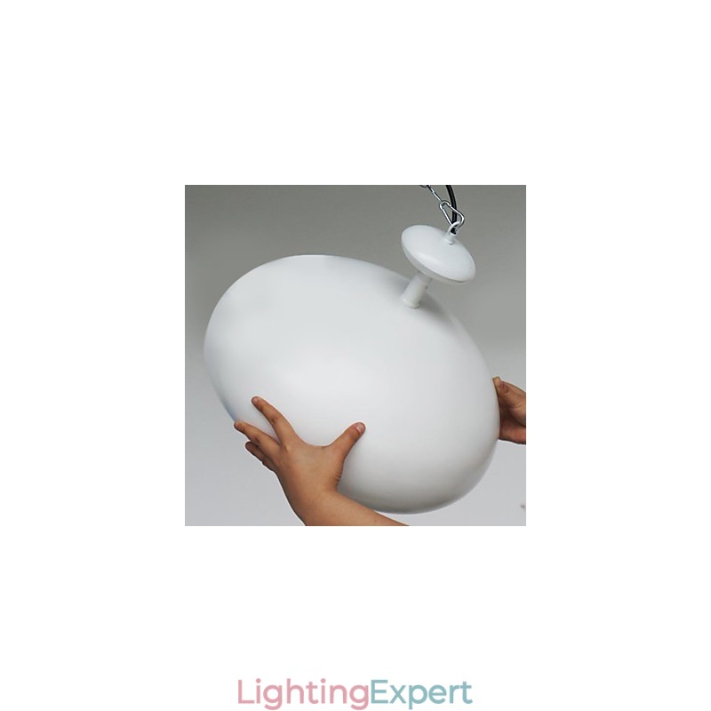 Modern Contemporary Retro Bowl Painting Pendant Light