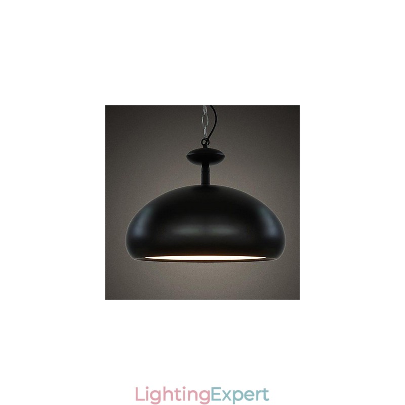 Modern Contemporary Retro Bowl Painting Pendant Light