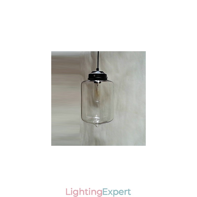 Bottle Design Pendant 1 Light Minimalist Iron Painting