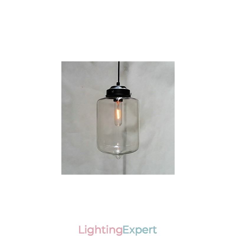 Bottle Design Pendant 1 Light Minimalist Iron Painting