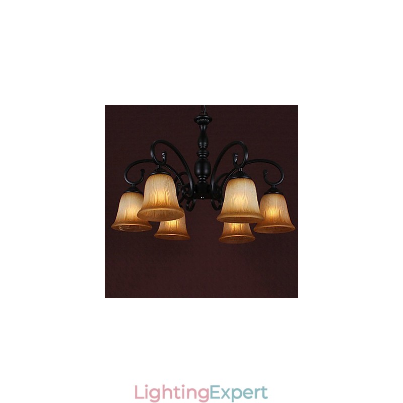 Traditional Classic Painting Chandelier