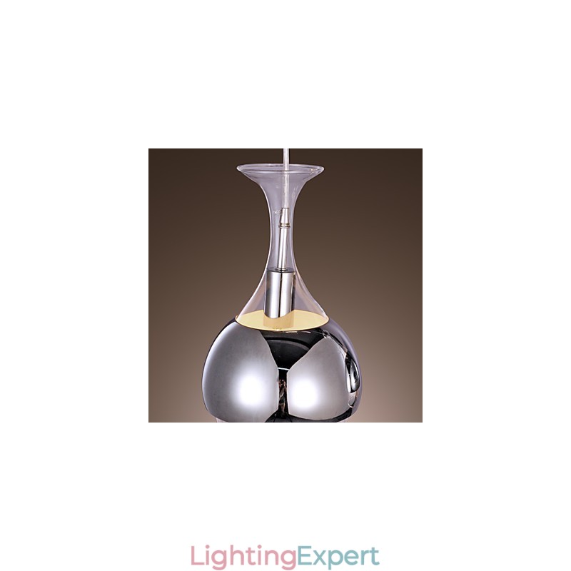 French Style Creative 3 Light Pendant in Shape Of Goblet