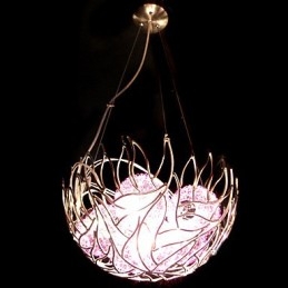 Modern Contemporary Bowl Crystal Chandelier Pendant Light