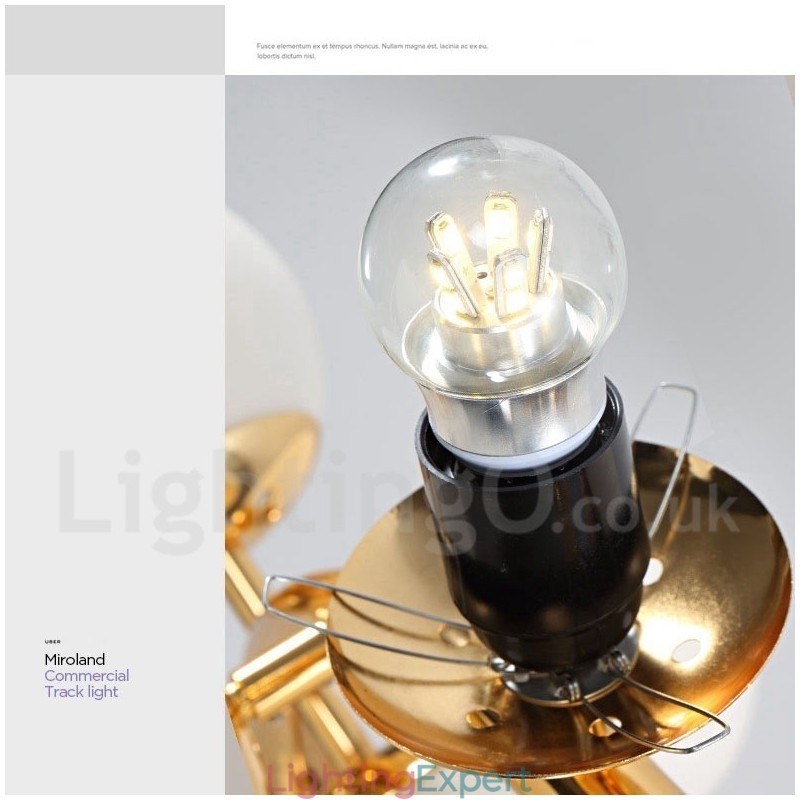 24 Light Modern Contemporary Chandelier with Glass Shade Light