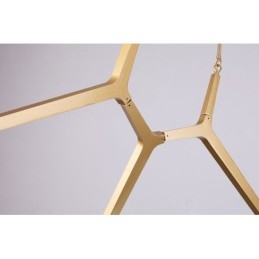 12 Light Modern Contemporary Chandelier Light (Black Golden)