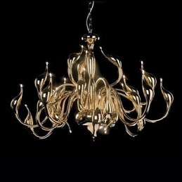 Modern Chandelier Light 24 Lights G4 Gold Plating