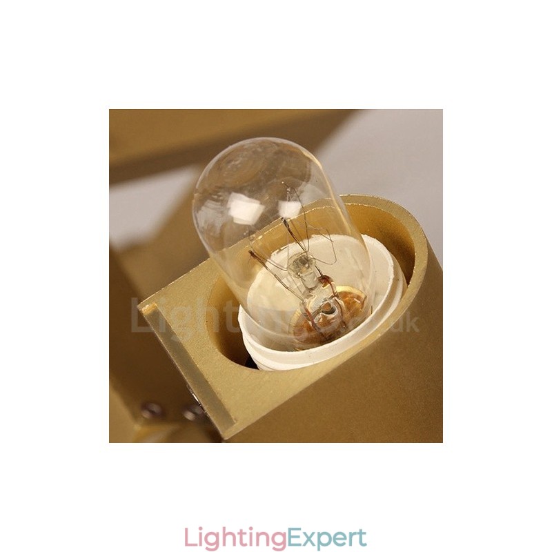 Modern Contemporary 20 Light Chandelier Light (Black Golden)