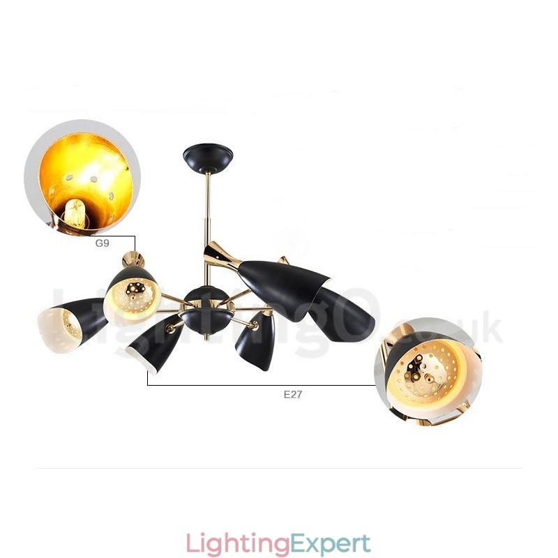 6 Light Modern Contemporary Chandelier Light