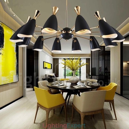 12 Light Chandelier Modern Contemporary Style Light