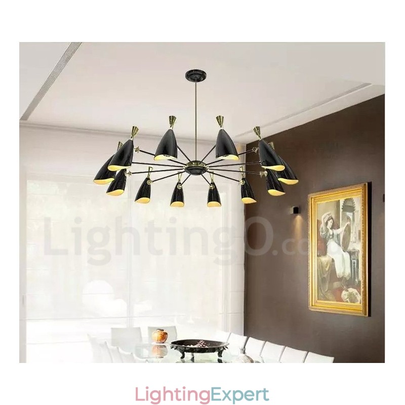 12 Light Chandelier Modern Contemporary Style Light